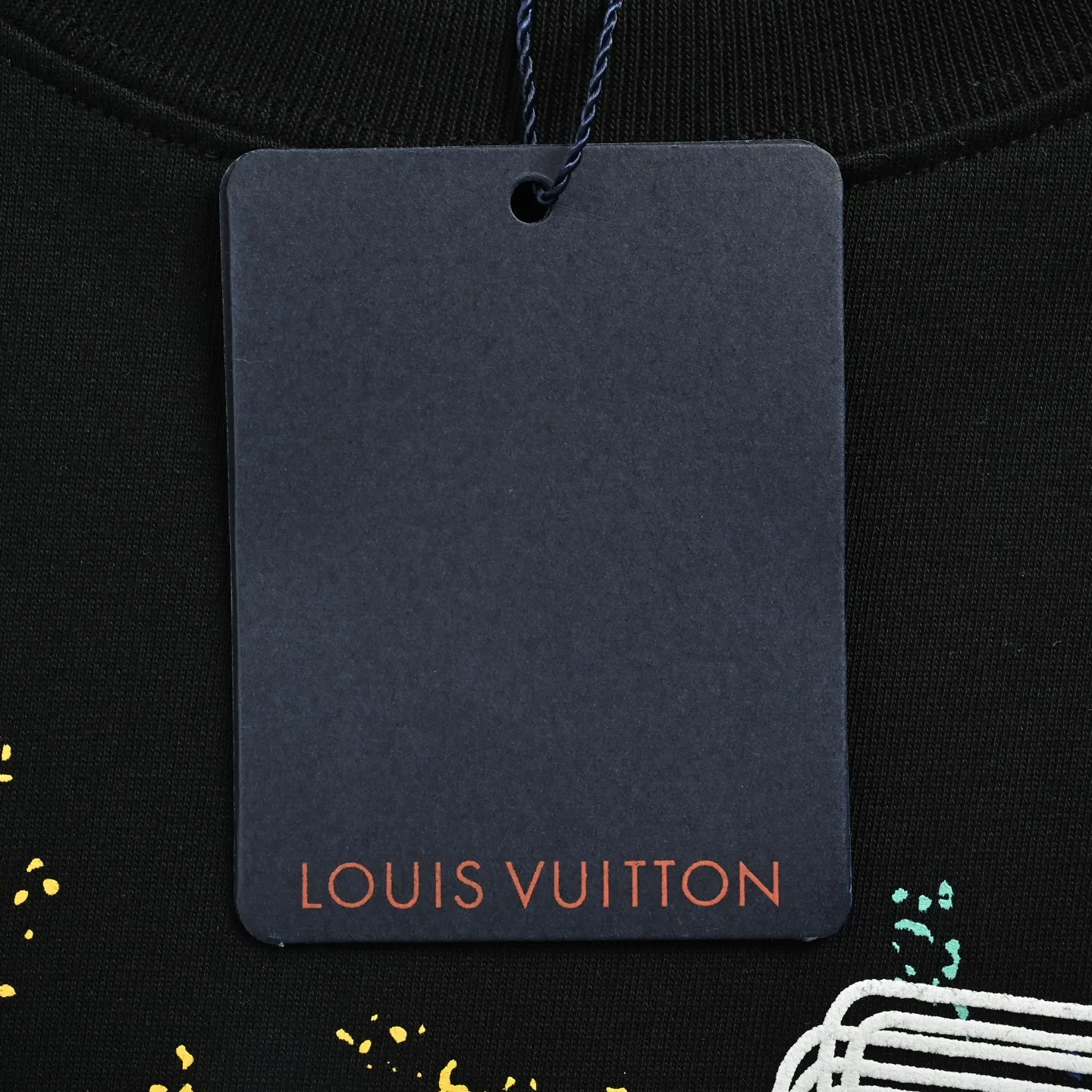 Louis Vuitton/Louis Vuitton graffiti large logo printed short sleeves